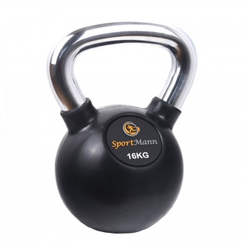Gantera Kettlebell Cauciucata SPORTMANN 16kg Gantera Kettlebell Cauciucata SPORTMANN 16kg