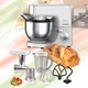 Robot de bucatarie Heinner HPM-1000ACC, 1000W, bol inox 5.5 l, Blender, Masina de tocat, Rasnita, tel, carlig, paleta Incluse, Alb