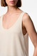 Pieces, Top lejer cu decolteu amplu, Crem