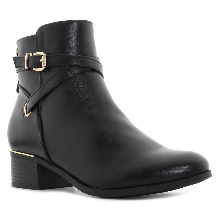 Ghete de dama Borgo - Jenna negre, EU, pana la glezna Marime:, Negru