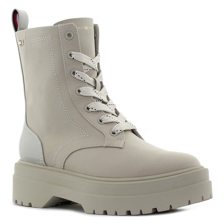 Cizme de damă Tommy Hilfiger Flag bej Mărime:, Bej