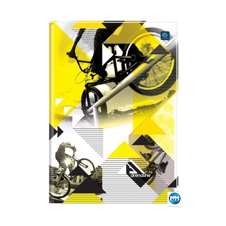 Caiete brulion Tabo set 5 bucati, A5, 96 pagini, mix culori