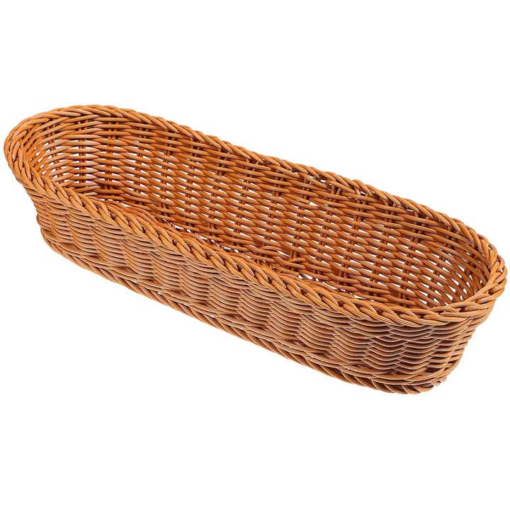 Cos tesut YANYXR, capacitate mare, natural, 35.5x12.2x7.5cm