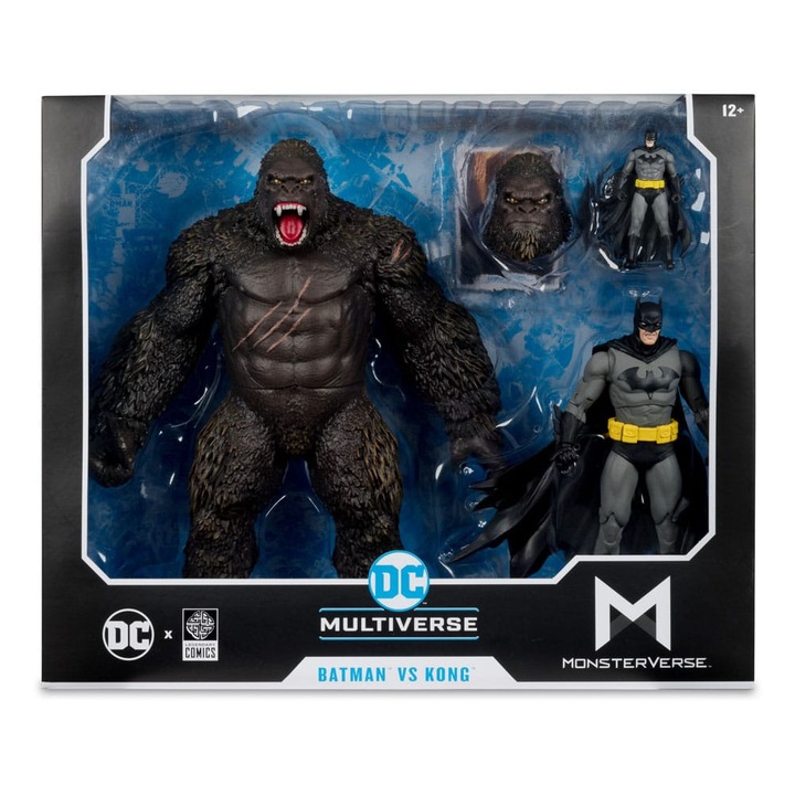 Комплект от 2 артикулирани фигурки Batman & Kong, McFarlane Toys, DC Justice League Monsterverse DC Multiverse 29 cm