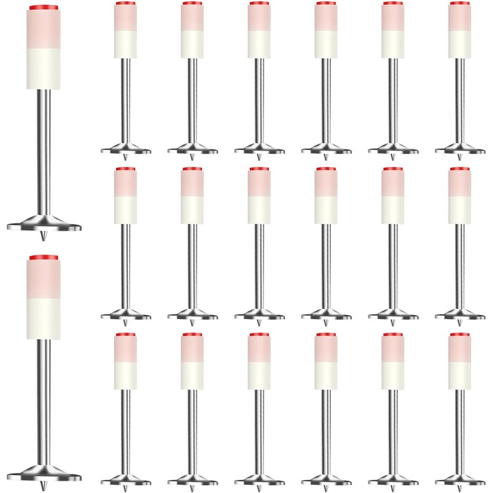 Set 100 cuie rotunde pentru pistol de cuie manual, SuooTci, 7.3mm, argintiu, utilizare universala