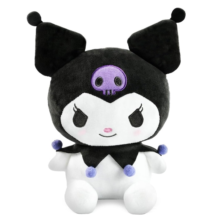 Плюшена играчка Куроми, Плюшена кукла Куроми, Плюшена играчка за деца, Черна плюшена играчка, мека, подходяща за деца и възрастни, детски играчки, Черна