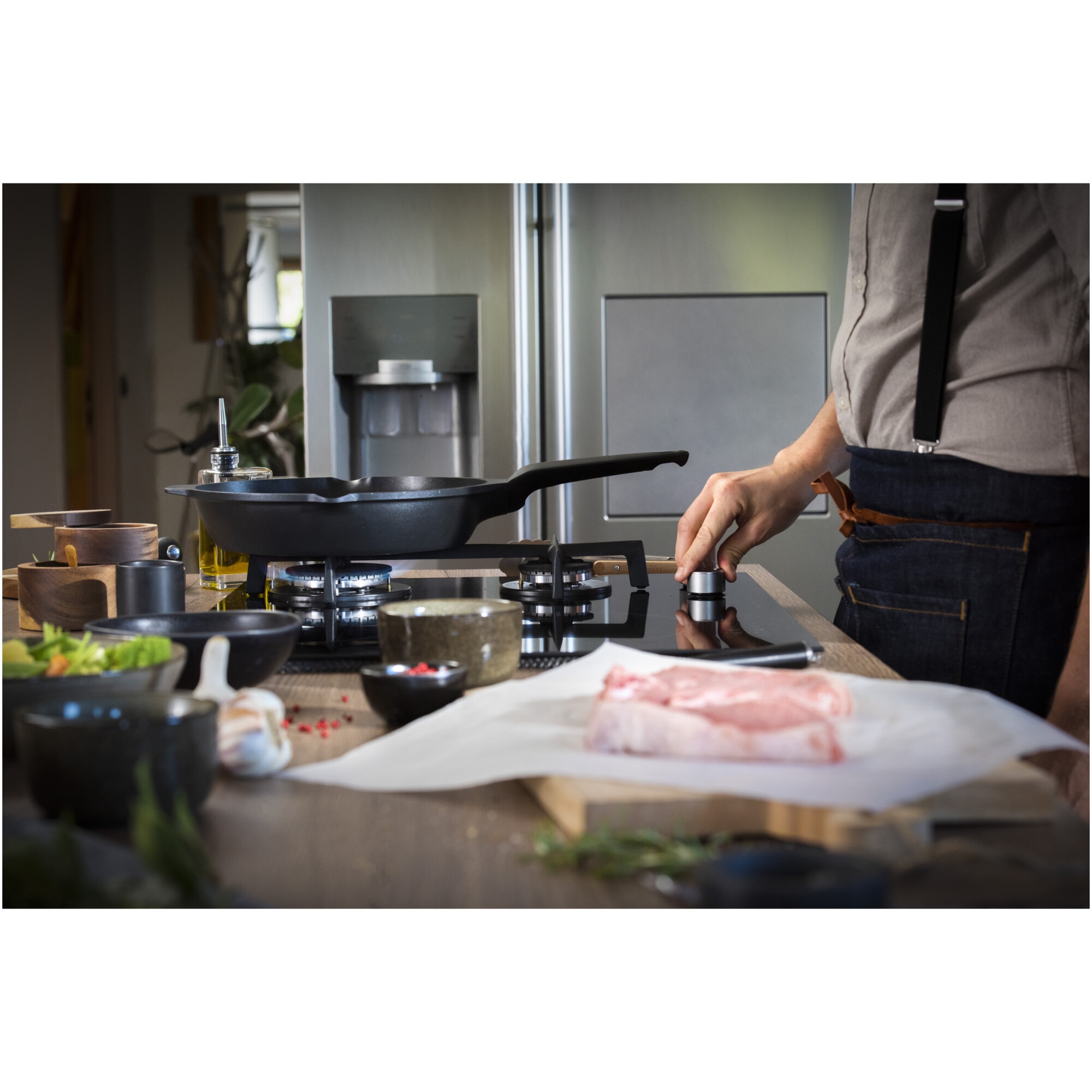 Tigaie Tefal Robusto, 20 cm, inductie, invelis antiaderent din