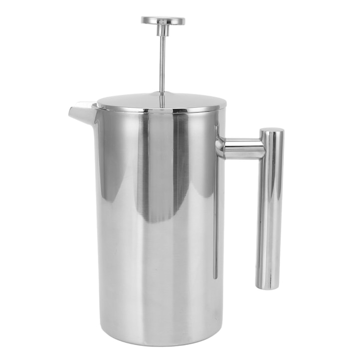 Cafetiera, inox, auriu