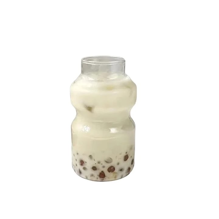 Pahar din sticla cu capacitate de 440 ml, 13 cm inaltime, Gonga® Transparent