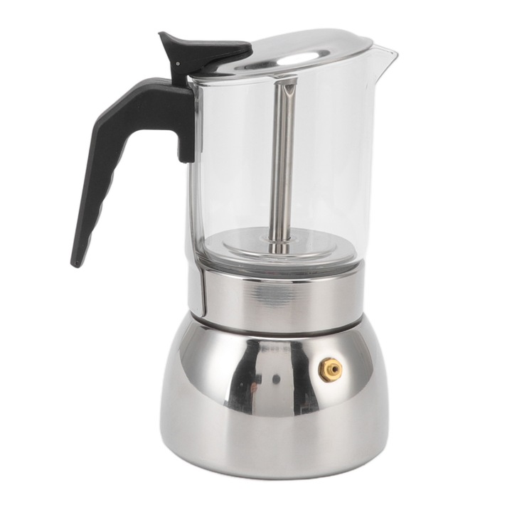 Cafetiera portabila, design compact si usor, utilizare simpla, accesorii pentru aparate de cafea