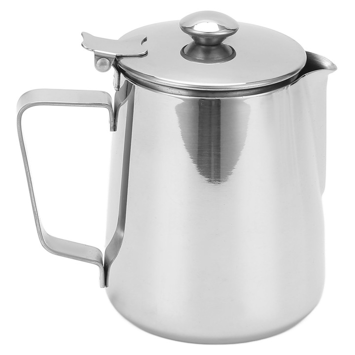 Cafetiera din otel inoxidabil, 350ml, design modern, pentru cafea la filtru