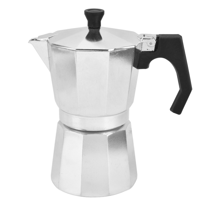 Cafetiera moka din otel inoxidabil, capacitate mare 101-500ml, portabila