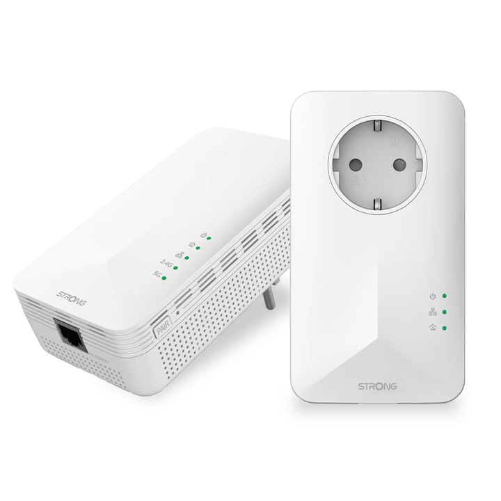Комплект Wi-Fi адаптер Powerline 1000, 1000 Mbit/s (2 бр./пакет)