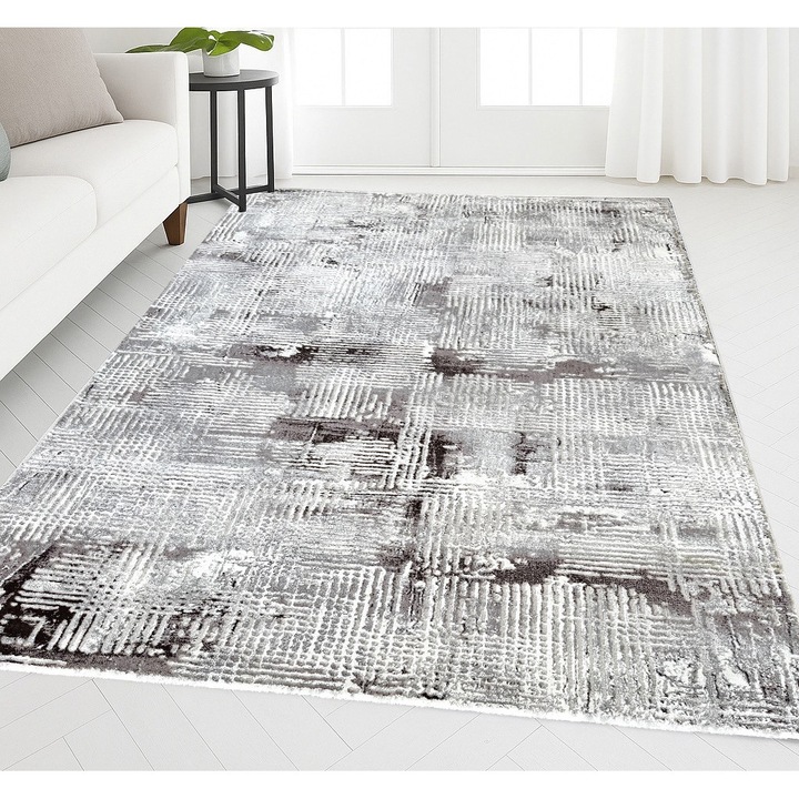 Modern szőnyeg Porto Lux 656 (Grey-Brown) 160x230cm Szürke-Barna