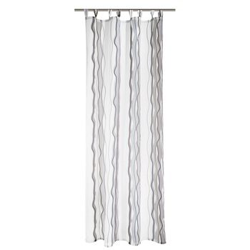 Perdea cu bride, design abstract, dimensiune: 245 x 135 cm Perdea cu bride, design abstract, dimensiune: 245 x 135 cm