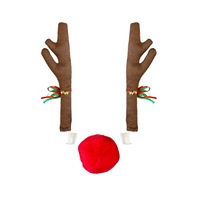 decoratiune pentru masina de craciun coarne ren si nas rosu imagen 5_0_
0