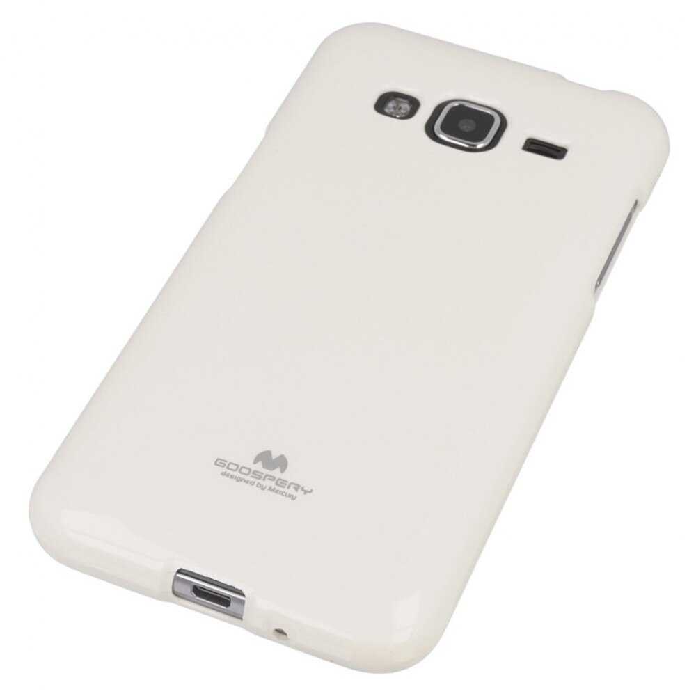 Husa silicon Jelly Mercury Samsung Galaxy J3 2016, alb