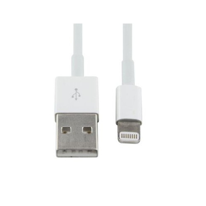 Cablu de incarcare si date pentru iPhone/iPad, White