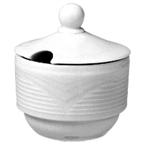 Recipient,vas mustar din portelan 180cc GURAL Colectia SATURN