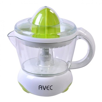 Storcator electric citrice Avec 25W, 2 viteze, 0.7 L, Alb/Verde Storcator electric citrice Avec 25W, 2 viteze, 0.7 L, Alb/Verde