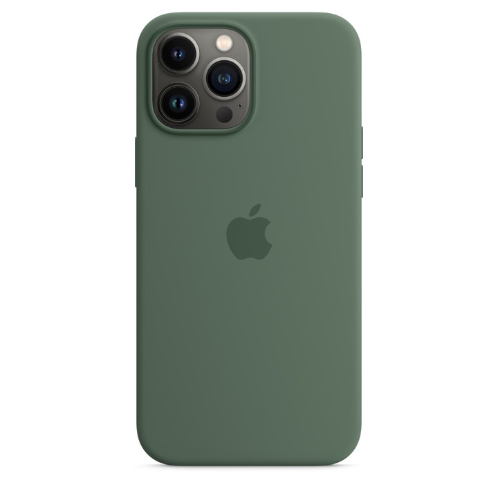 Силиконов Калъф Apple за iPhone 12 Pro, Midnight Green