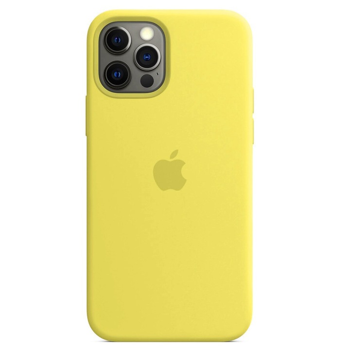 Силиконов Кейс Apple за iPhone 12 Pro Max, Yellow