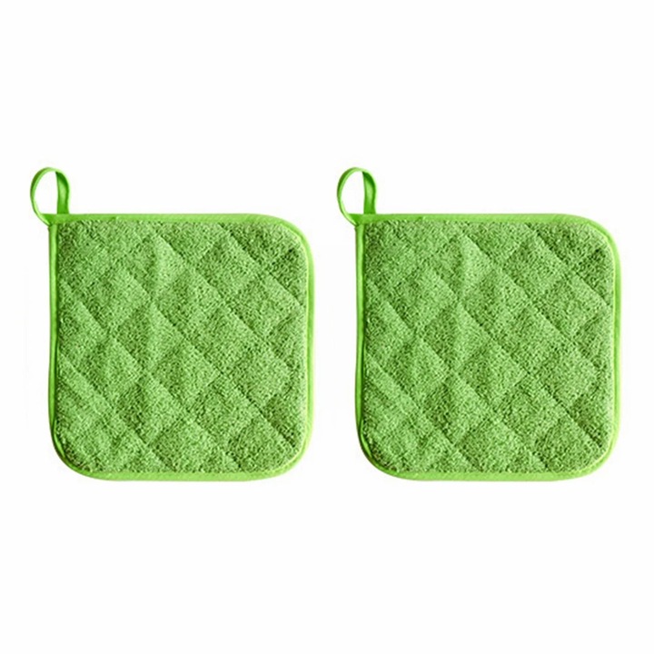 YANYXR 2 db többszínű pamut konyhai kesztyű szett, 20x20cm