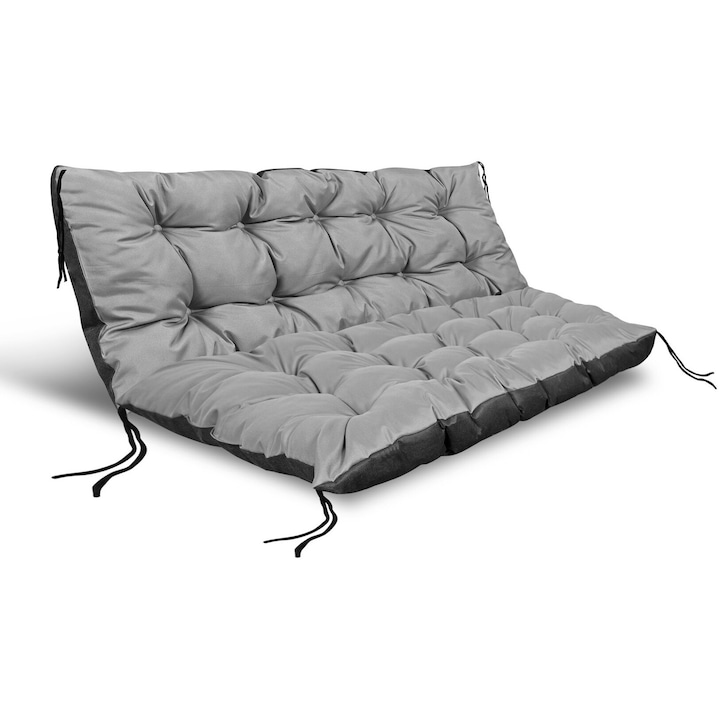 Set perne decorative AIO Factory 120x80cm + 120x40cm, waterproof, gri