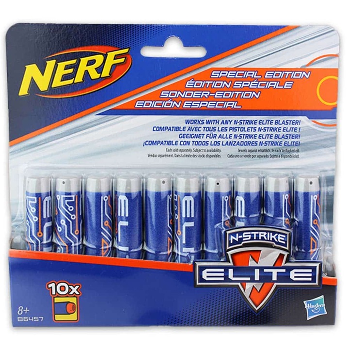 Nerf N-Strike Elite 10 db-os szivacs töltény készlet (117338)