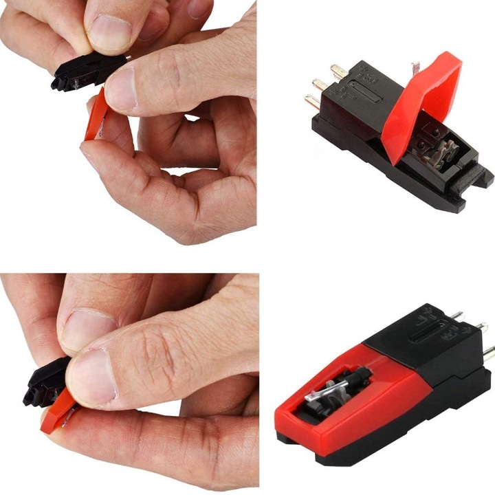 4 darabos lemezjátszó tű csere eszköz csomag