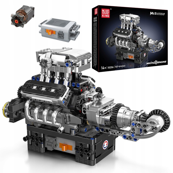 Technicotic Mclaren Engine V8 Mold King Building Kit