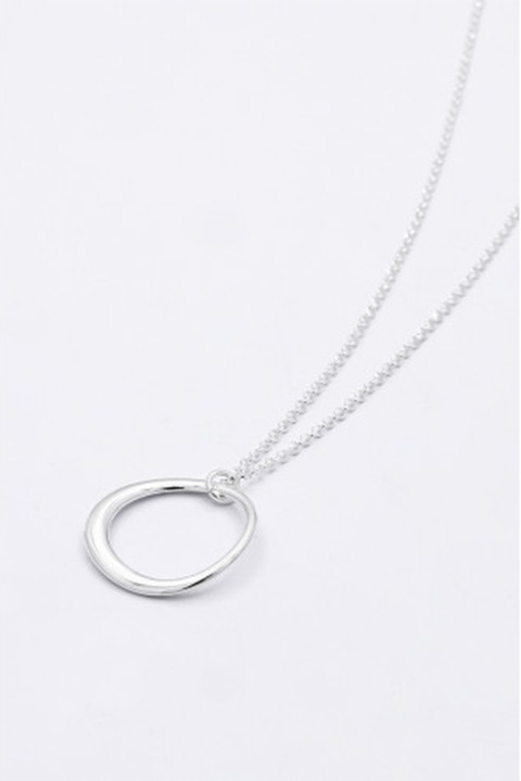 Rafaella, Колие от стерлингово сребро с висулка, Сребрист