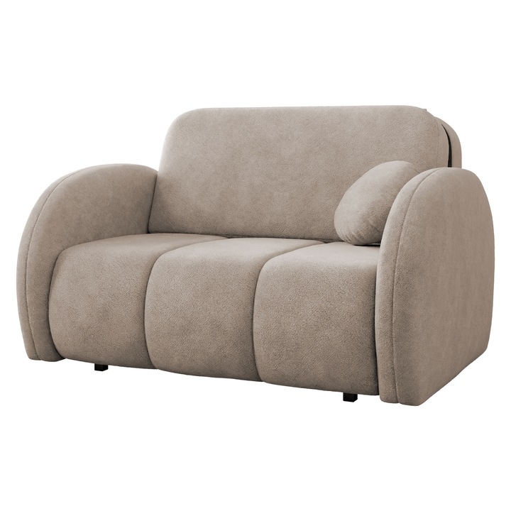 Canapea Clivia Comfy II, MIRJAN24, taupe, 103x132x85 cm