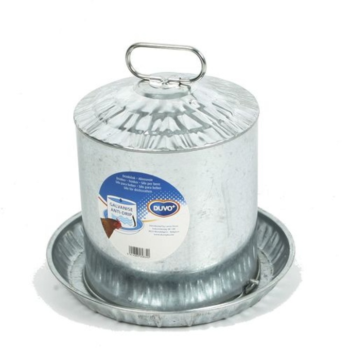DUVO+ Horganyzott itató tetővel baromfi számára 7, 5L - 32, 5x28cm