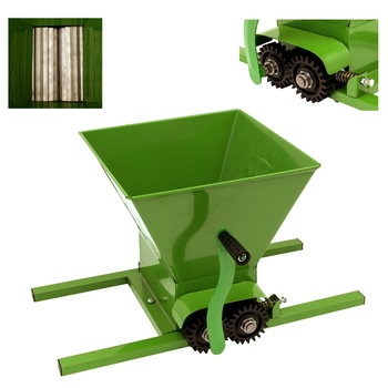 Zdrobitor Struguri Tamburi Reglabili Aluminiu, 350Kg/Ora, Cuva 30L Zdrobitor Struguri Tamburi Reglabili Aluminiu, 350Kg/Ora, Cuva 30L