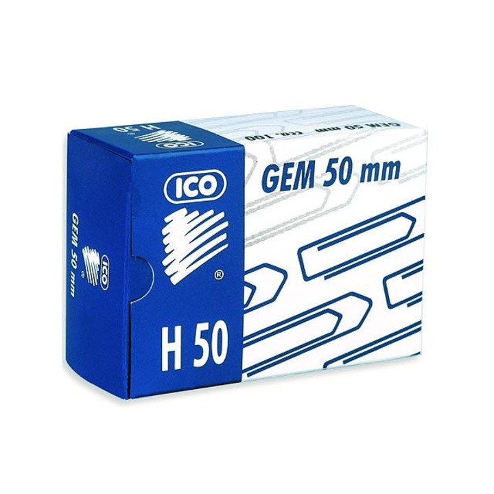 Agrafe de birou, ICO, H50, 50mm, 100 bucati