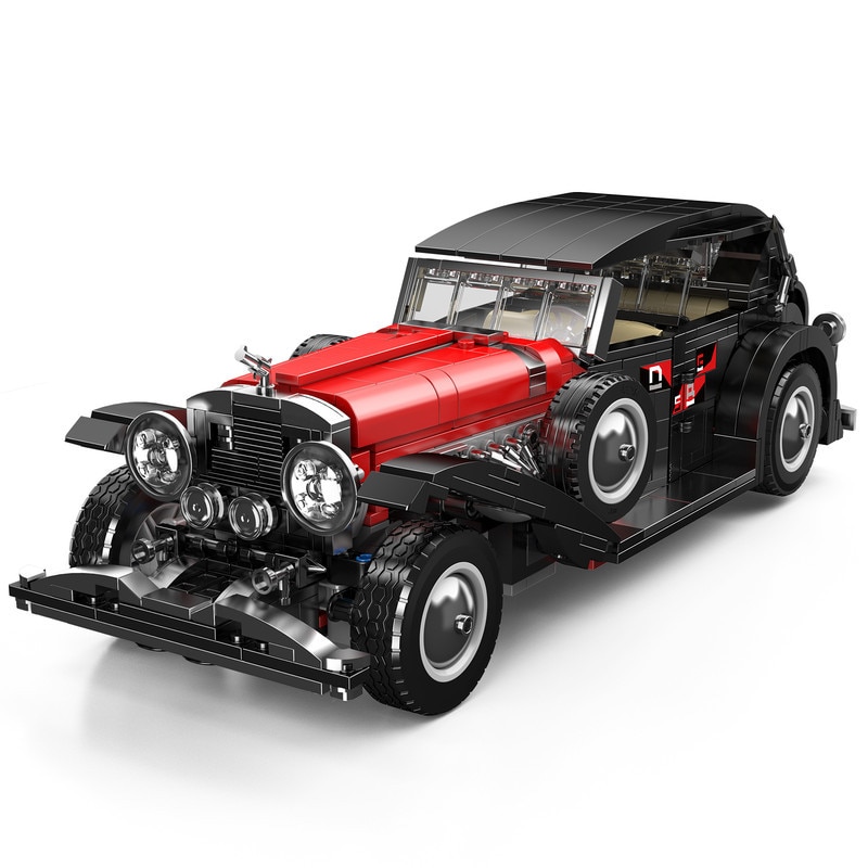 Mould King 13080 Kit di costruzione per auto d'epoca high-tech T50, 3564 parti MOC da collezione, kit di costruzione giocattolo STEM apprendimento per bambini