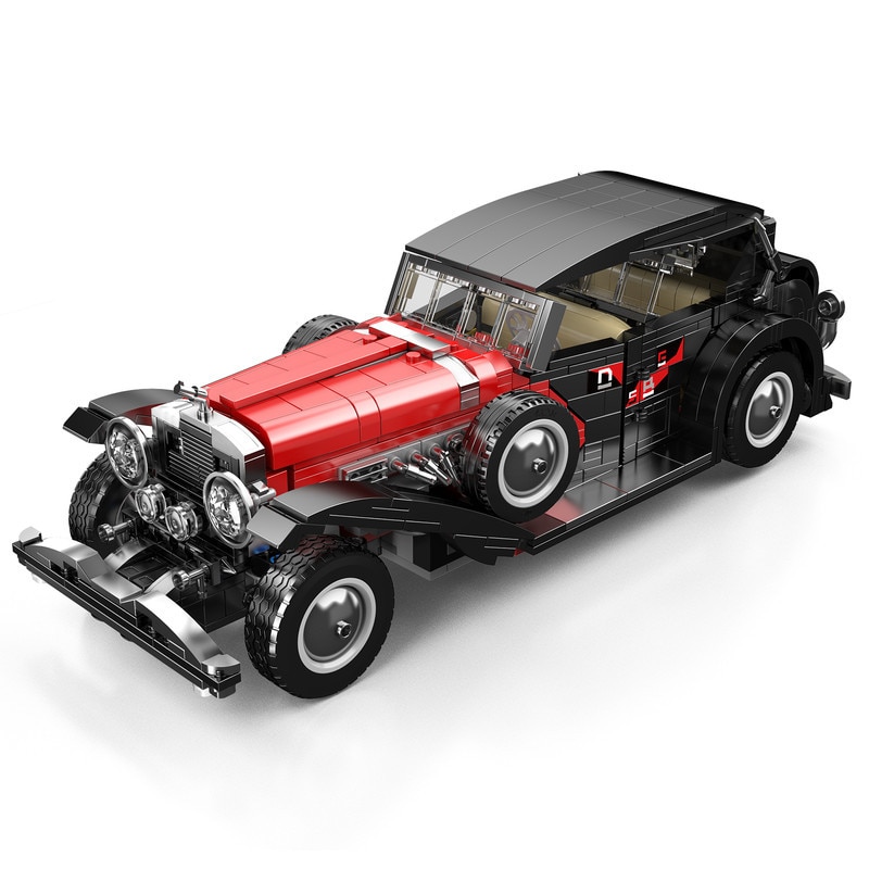 Mould King 10116 Auto da Corsa MOC - Kit da 1607 Pezzi Con Morsetti per Adulti, Collezione per Auto, Casa e Ufficio