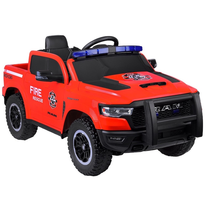 Elektromos RAM tűzoltó kisteherautó gyerekeknek