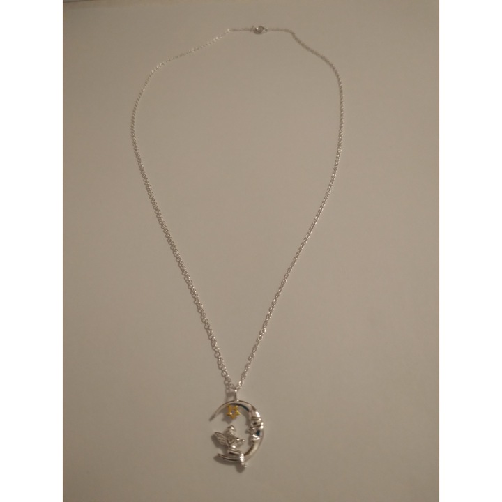 Colier Cupidon pe semiluna ag 925