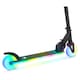 Trotineta pentru copii, Sun Baby, Lumi Ride, 7 becuri, Cu doua roti, reglabila, flexibila, echilibru, fix, frana, 20 de program de lumina, Negru