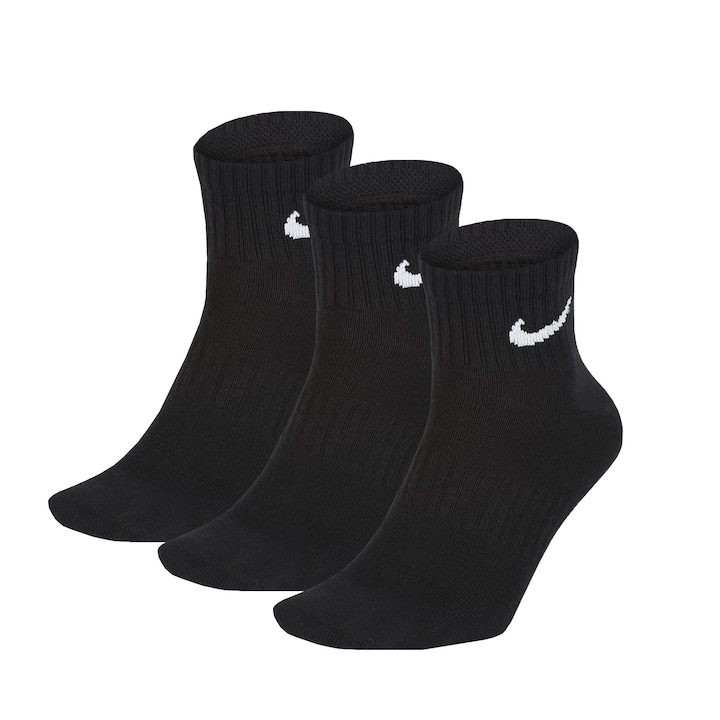 Комплект Мъжки спортни чорапи Nike 3 чифта Dri-Fit черни 42-46 EU