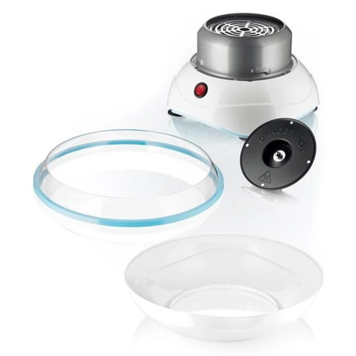 Машина за захарен памук, 400W, 26,5 см, бяла