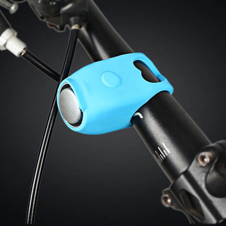 Sonerie bicicleta, ZYBLSSBB, aluminiu, 5 moduri, multicolor, 22.2x26.0mm