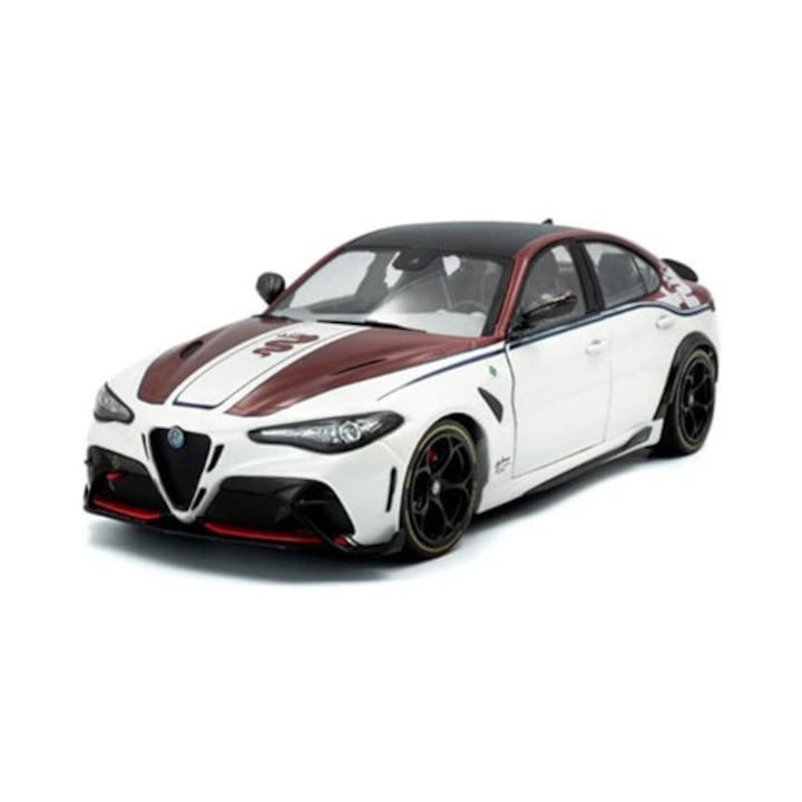 Alfa Romeo Giulia Gta Bianco I Rosso 2023 modell – 1/18 Solido