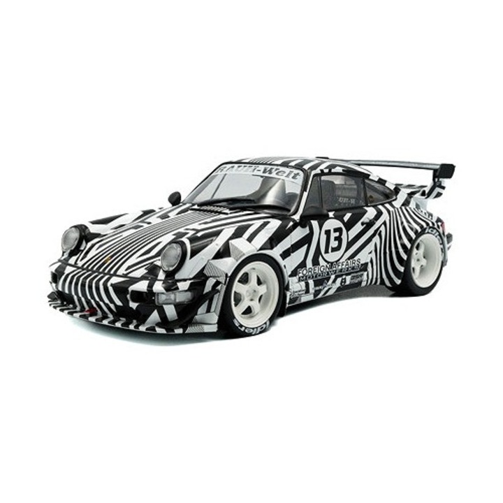 Автомобилен макет Porsche RWB "The Zebra" 2022 - 1/18 Solido