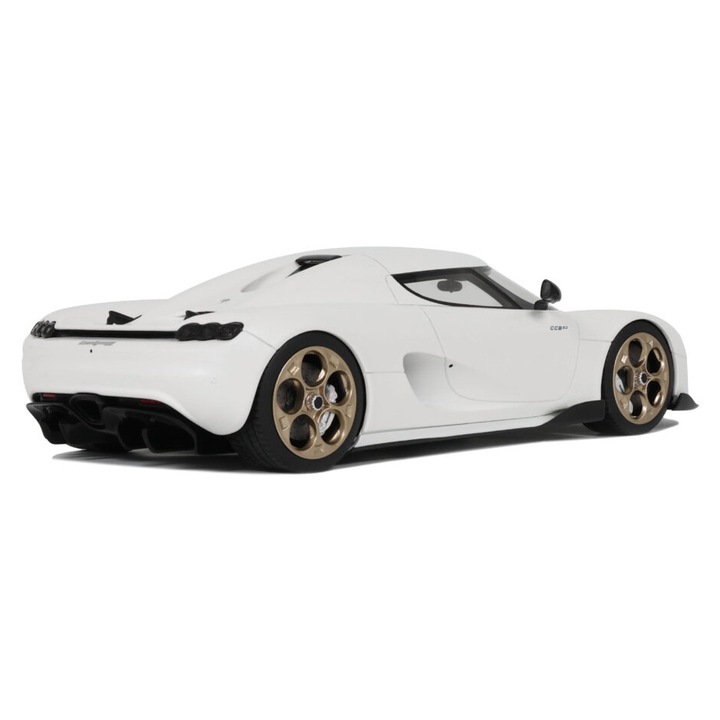 Koenigsegg CC850 Crystal fehér 2024 modellautó 1:18