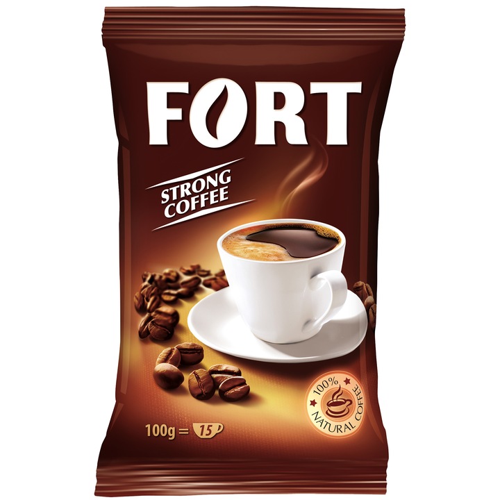 Cafea macinata Fort, 100 gr