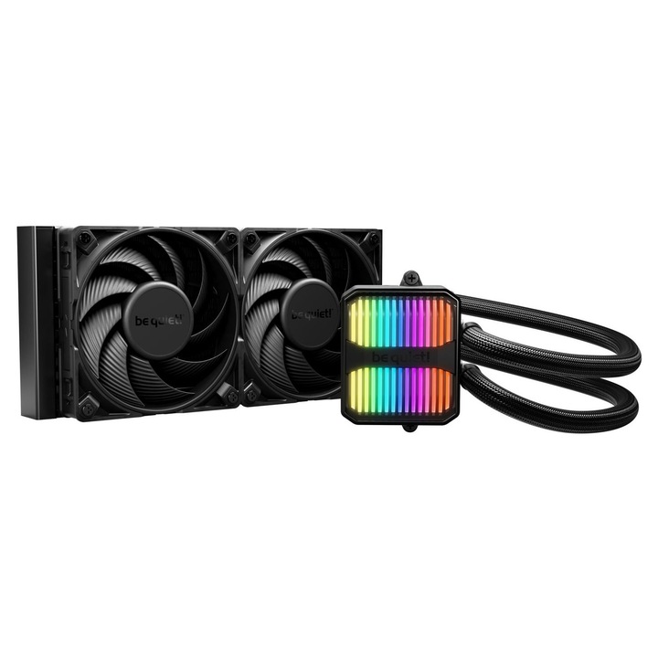 Be quiet! Silent Loop 3 240mm CPU hűtő, 2x12cm, 2500rpm, 18, 7-36, 9dBA, PWM, folyadék hűtés, AM4, AM5, LGA1150, LGA1151, LGA1155, LGA1200, LGA1700, LGA1851, RGB, Gamer