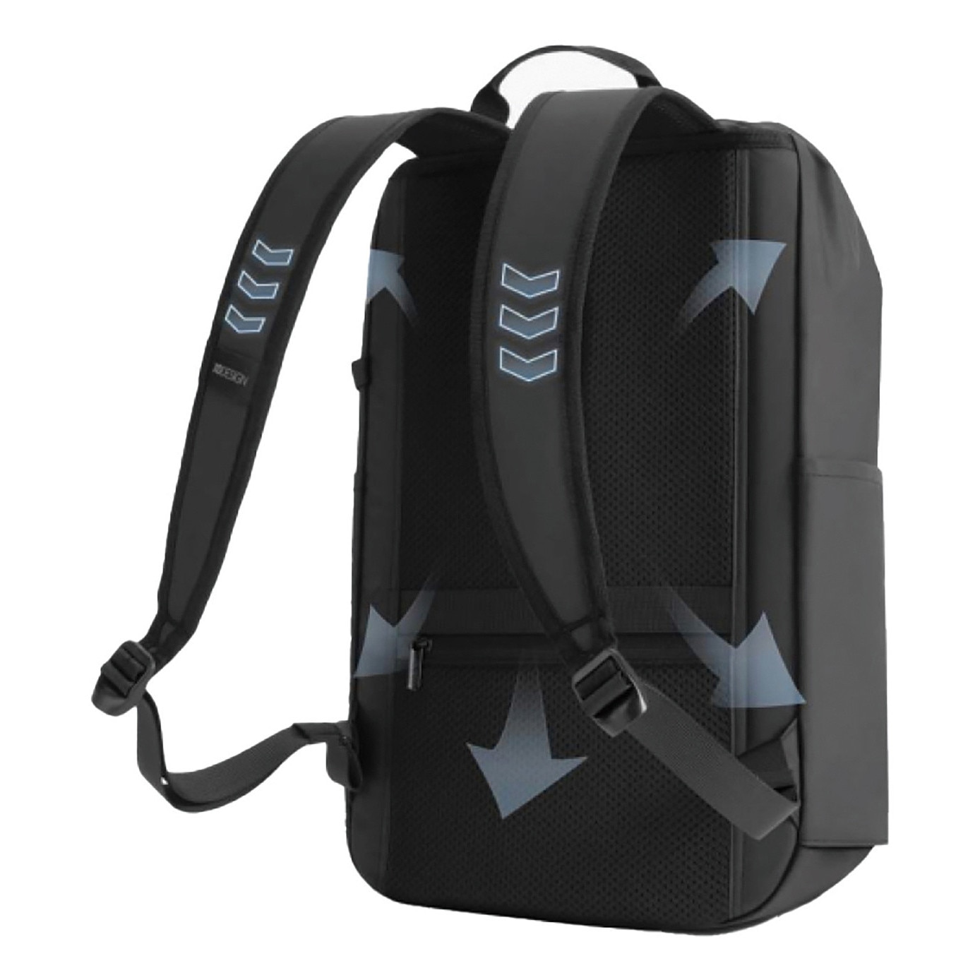 Rucsac urban waterproof, XD Design, negru, 20l, 44x30x15cm